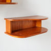 Teak bedside cabinet set