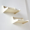 White bedside cabinet set