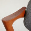 Model 42 teak dining chairs by Kai Kristiansen for Schou Andersen, set of 2