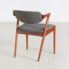 Model 42 teak dining chairs by Kai Kristiansen for Schou Andersen, set of 2