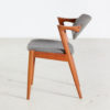 Model 42 teak dining chairs by Kai Kristiansen for Schou Andersen, set of 2
