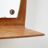 Teak framed mirror