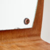 Teak framed mirror