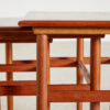 Teak nesting table