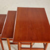 Teak nesting table
