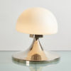 Chrome framed table lamp