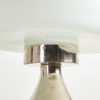 Chrome framed table lamp