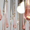 Murano glass chandelier by Paolo Venini for Eurolux