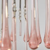 Murano glass chandelier by Paolo Venini for Eurolux