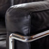 Three-seater leather sofa