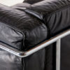 Three-seater leather sofa