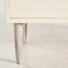 Chest of drawers painted in white