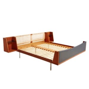 Model 701 teak double bed by Hans J. Wegner for Getama