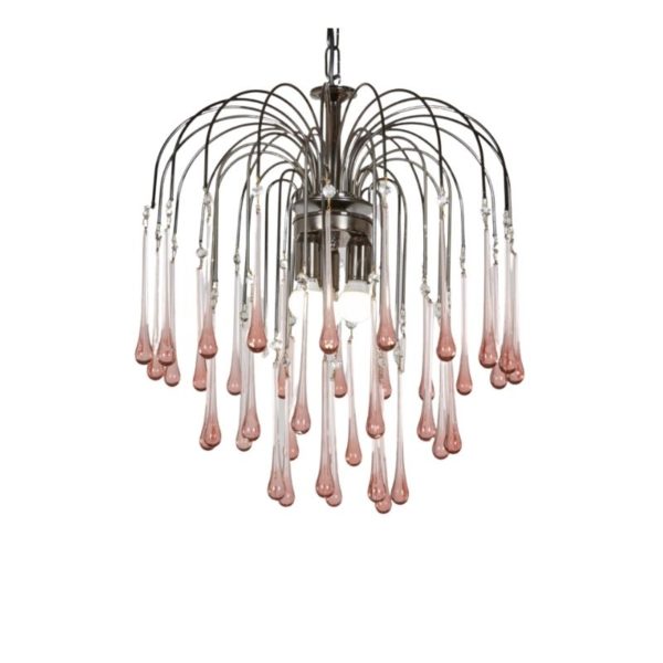 Murano glass chandelier by Paolo Venini for Eurolux