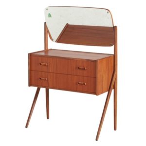 Restored teak dressing table
