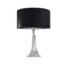 Saint Louis crystal lamp, signed, handblown, 1950`s ca, French