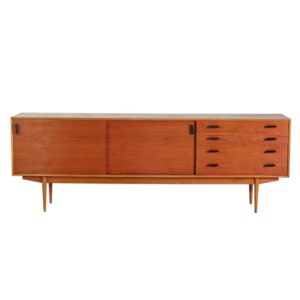 Sideboard with leather handles