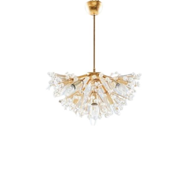 Snowball chandelier by Emil Stejnar for Rupert Nikoll