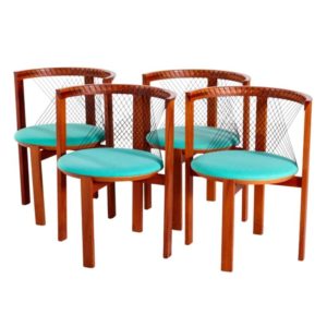 String dining chairs by Niels Jorgen Haugesen for Tranekaer, set of 4