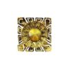 Swedish Brutalist Brass Flower wall lamp by Ingemar Alinder, Lerum 1980s
