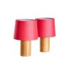 Swedish teak table lamp