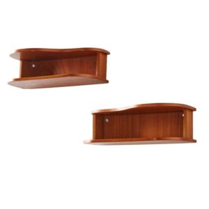 Teak bedside cabinet set