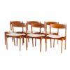 Teak dining chairs by Erik Buch for O.D. Mobler, set of 6