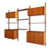 Vintage Danish Teak Royal Wall Unit by Poul Cadovius, 1960s