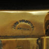 Vintage Brass wall candleholder plate by Lars Holmström 1960s, Sweden