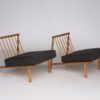 Mid-Century Model Domus Lounge Chairs by Alf Svensson for Dux, 1950s, Set of 2