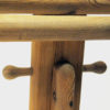 Scandinavian midcentury pine freestanding valet rack 1970s