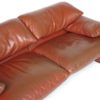 Italian Leather Maralunga Sofa by Vico Magistretti for Cassina
