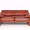 Italian Leather Maralunga Sofa by Vico Magistretti for Cassina
