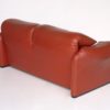 Italian Leather Maralunga Sofa by Vico Magistretti for Cassina