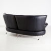 Two-seater leather sofa
