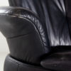 Two-seater leather sofa