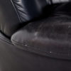 Two-seater leather sofa