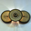 Danish wall lamp sculpture by Backhausen and Brandborg for Søholm Keramik 1960s