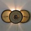 Danish wall lamp sculpture by Backhausen and Brandborg for Søholm Keramik 1960s