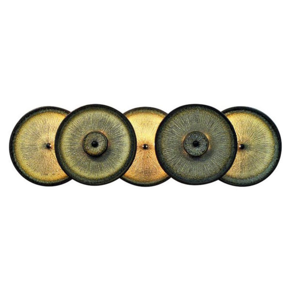 Danish medium wall lamp sculpture by Backhausen-Brandborg for Søholm Keramik 1960s