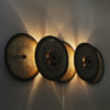 Danish medium wall lamp sculpture by Backhausen-Brandborg for Søholm Keramik 1960s