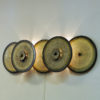Danish medium wall lamp sculpture by Backhausen-Brandborg for Søholm Keramik 1960s