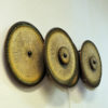 Danish medium wall lamp sculpture by Backhausen-Brandborg for Søholm Keramik 1960s