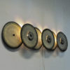 Danish large wall lamp sculpture by Backhausen and Brandborg for Søholm Keramik 1960s Danish large wall lamp sculpture by Backhausen and Brandborg for Søholm Keramik 1960s