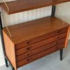 Storage Unit with Drawers by Louis Van Teeffelen for WéBé, 1950s