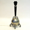 Swedish tin and wood tablelamp 1930-1940s