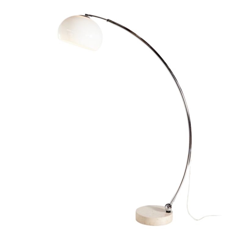 Arch lamp with marble base