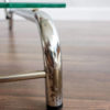 Functionalist Czechoslovakian Chrome Glass Flower Stand, 1930s