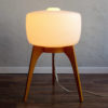 Vintage Czechoslovak Floor Lamp made by ULUV for Krasna Jizba, 1950s