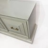 Neoclassical Duck Egg Cabinet On Plinth 1970s USA Blue Chinoiserie Retro Vintage Neoclassical Duck Egg Cabinet On Plinth 1970s USA Blue Chinoiserie Retro Vintage